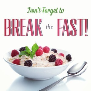 The importance of breakfast 